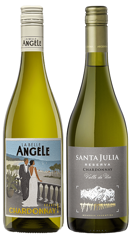 זוג יינות לאוהבי שרדונה- סנטה חוליה ולה בל אנג'ל שרדונה